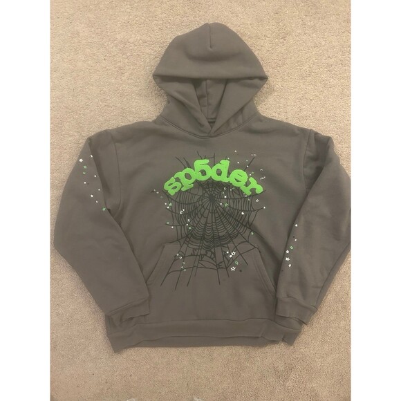 Sp5der Hoodie green Size X-Large - Picture 1 of 4